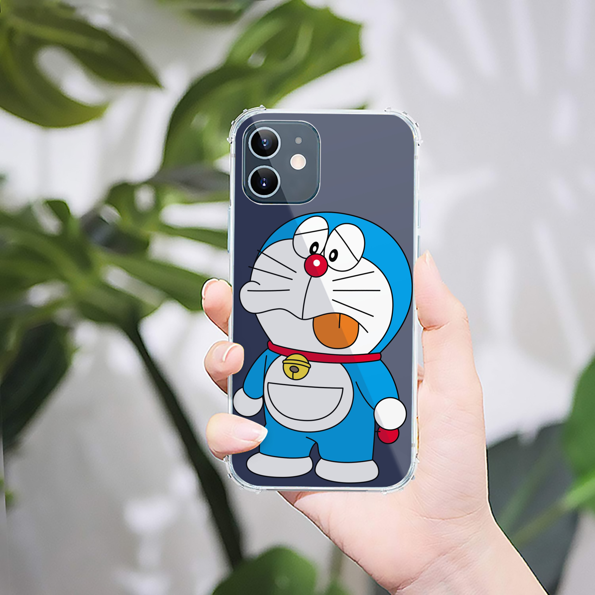 （画像用） ドラえもん Doraemon 【iPhone 12シリーズ対応】透明スマホケース（クリアソフトケース）